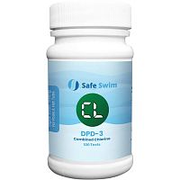 Тестовые полоски DPD3 Wateriga для опред. связанного/общего хлора для фотометра (100шт) (486638-IES)